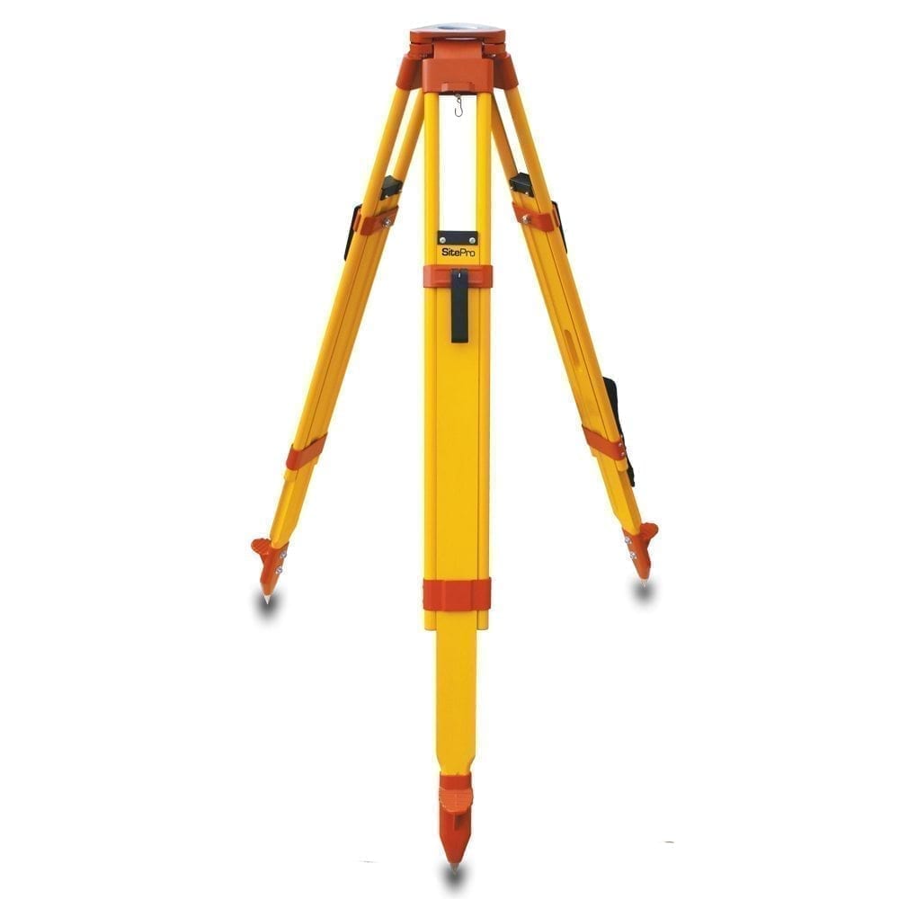 WDF20 Wood Fiberglass Quick-Clamp Tripod Orange Hardware 