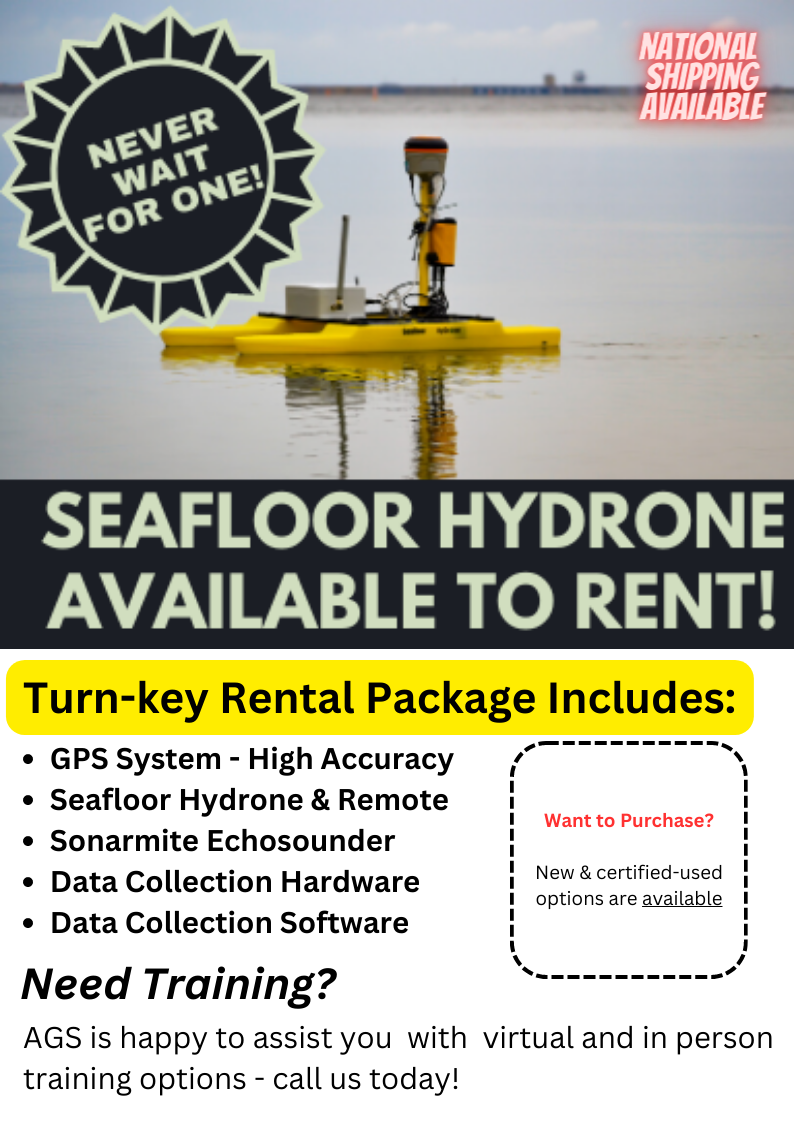 Seafloor Hydrone Available To Rent