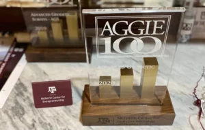 Aggie 100 trophy